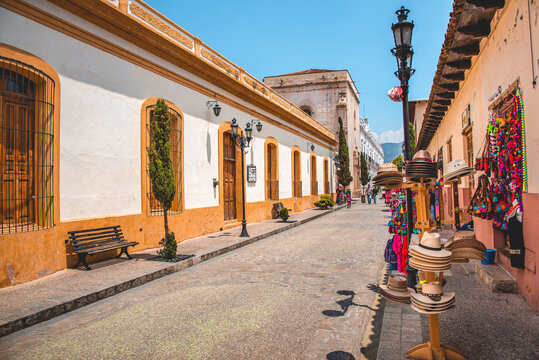 Calles de san Cristobal de las Casas, Chiapas, M&eacute;xico 