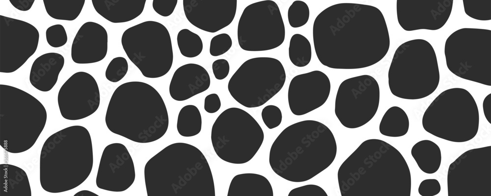 Poster minimal flat blot circular shape background design vector. abstract minimalist style art template.