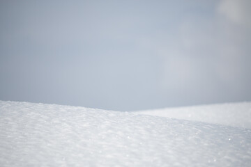Fototapeta na wymiar Abstract mound of sparkling powder snow