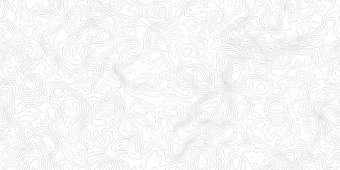 Topographic map. Geographic mountain relief. Abstract lines background. Contour maps. Vector illustration, Topo contour map on white background, Topographic contour lines vector map seamless pattern.