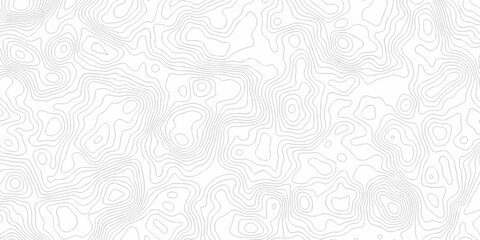 Topographic map. Geographic mountain relief. Abstract lines background. Contour maps. Vector illustration, Topo contour map on white background, Topographic contour lines vector map seamless pattern.