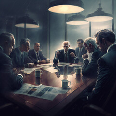 business meeting, Generative ai