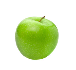 Green apple and pills capsules isolated on transparent png
