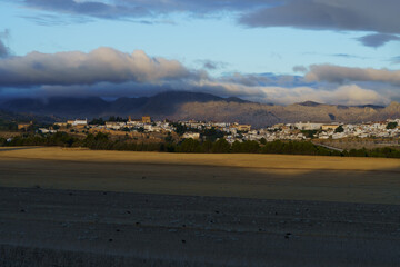 landscape of the city of Ronda ,