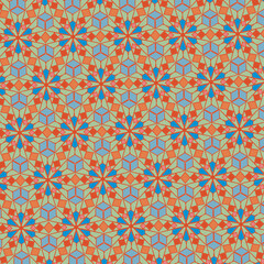 abstract mosaic shape geometric colorful pattern background, minimal art design illustration fabric ethnic colorful fashion wallpaper