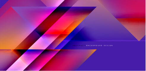 Dynamic bright lines abstract background, stripes with fluid colors, liquid gradients. Vector Illustration For Wallpaper, Banner, Background, Card, Book Illustration, landing page