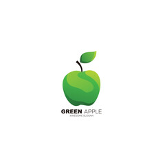green apple design illustration fruit