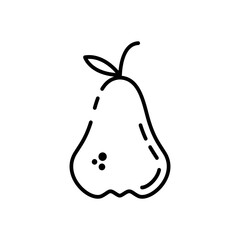 guava art icon logos set vector image