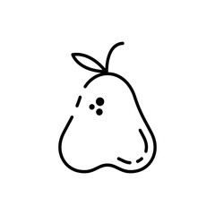 guava art icon logos set vector image