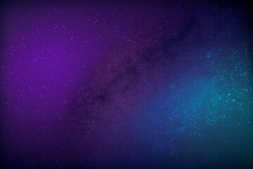 Abstract blue and purple gradient background. Blue and purple blurred background.