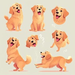 Golden Doodle Collection Of Emotions