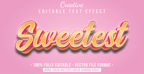 Text style effect with Couple theme style. Editable text style graphic element.