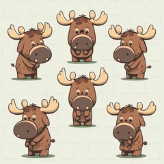 Moose Collection Of Emotions