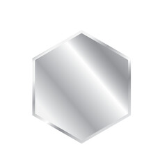 Octagon silver metal png
