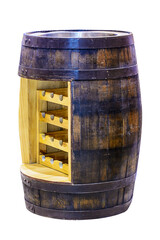 Wooden Wine Fridge.