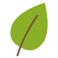 leaf flat icon
