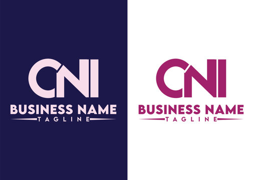 Letter CNI logo design vector template, CNI logo
