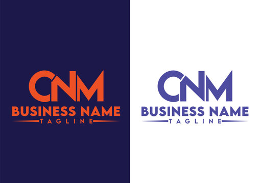Letter CNM logo design vector template, CNM logo