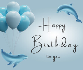 Happy Birthday too you Card