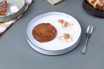 Tarte Tartine on a plate