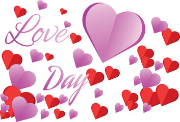 valentine hearts background