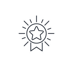 High quality.Excellent. Vector linear icon isolated on white background.