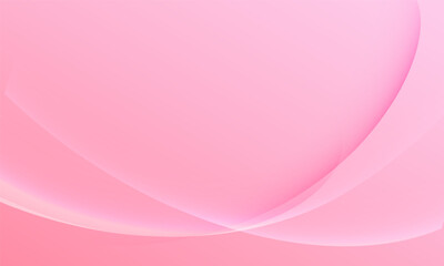 Smooth Wave Background. Vector Illustration. Pink Abstract Vector Background