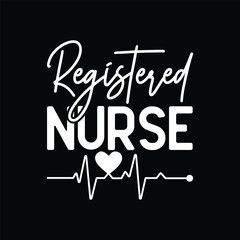 Fototapeta na wymiar RN Nurse Leopard Print Registered Nurse Nursing School