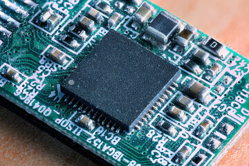 USB flash drive without cover - processor.