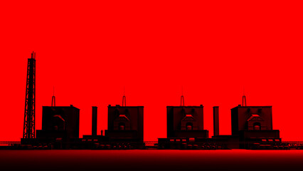 原子力発電所のイラスト4