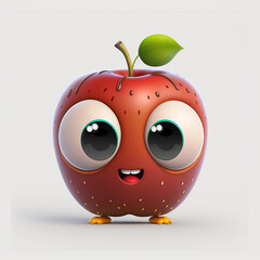 Cute Apple Character