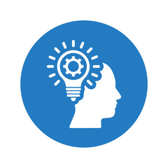 Concept, creative idea icon.