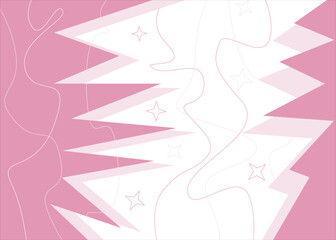 abstract line pink background spike vector