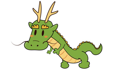 かわいいドラゴンイラスト