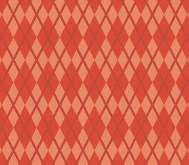 Fototapeta premium Argyle pattern and geometric classic stitched graphics for wrapping paper, socks, seater, jumper, other modern spring autumn textile or paper design concept flat vector illustration.