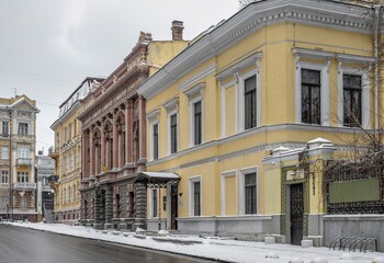 Fototapeta na wymiar Sabaneev street in Odessa, Ukraine