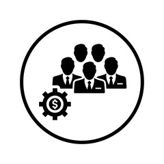 Business Group icon. vector graphics.