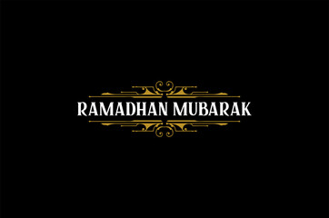 Ramadan Mubarak Vector Vintage Illustration