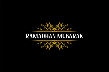 Ramadan Retro Style Logo Concept