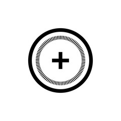 Obraz premium Target icon vector logo design template