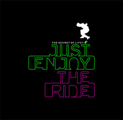 JUST ENJOY THE RIDE,Skate board sport typography, t-shirt graphics, vectors.