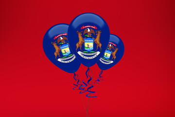 Michigan Flag Balloons