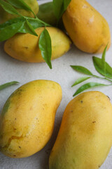 Stock photo of fresh yellow mango