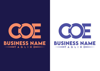 Letter CO logo design vector template, CO logo - obrazy, fototapety, plakaty