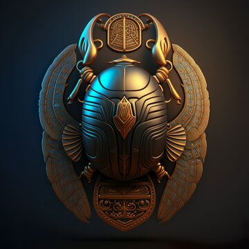 Egyptian symbol of a scarab