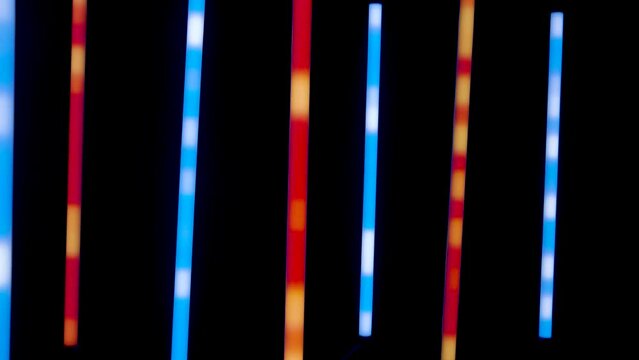 Pulsierendes Licht mit Kamerafahrt