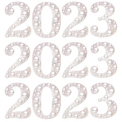 set of numbers and symbols 2023