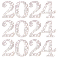 set of numbers and symbols 2024