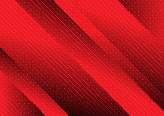 Red line gradient modern design template strong background
