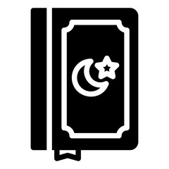 quran glyph icon